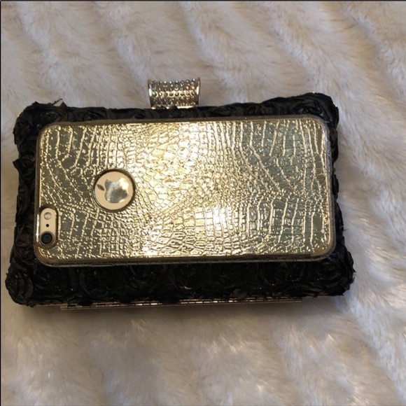 Floral Lame’ Hard Clutch - Picture 7 of 8